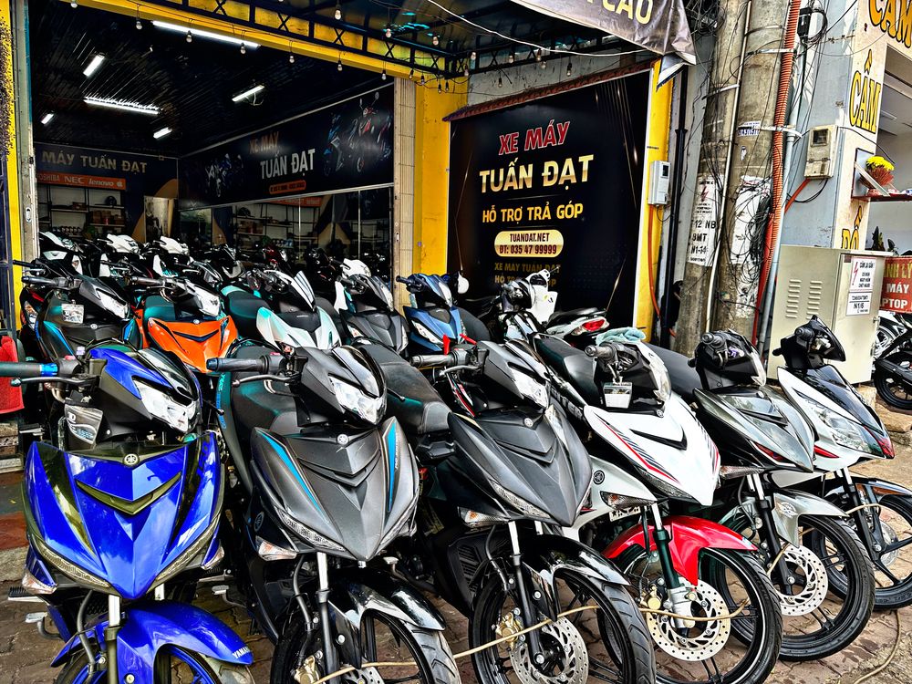 Biển hiệu Xe Máy Tuấn Đạt hỗ trợ trả góp